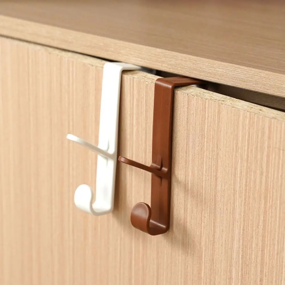 Description Picture 4 of itemPlastic Cupboard Bags Storage Holder Multiple Colors Hanging Doors Storage Racks Non Perforated Space Saving Cabinet Door Hook