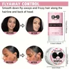 GOIPLE Edge Control Wax Set Edge  Gel for Long Lasting Hold All Baby Hairs Pomade for Tame Flyaways Hair Elastic Band Comb 4pcs 5