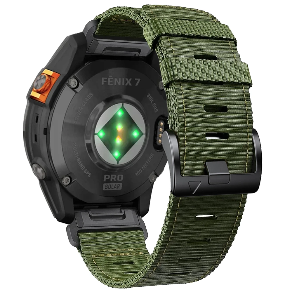 Braided Nylon QuickFit Watch Strap, 22mm/26mm