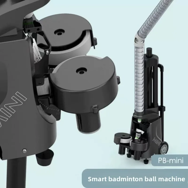 Mini I Badminton Serving Machine Portable PB-Min Badminton Serving Machine Single Barrel Badminton Feeding Machine