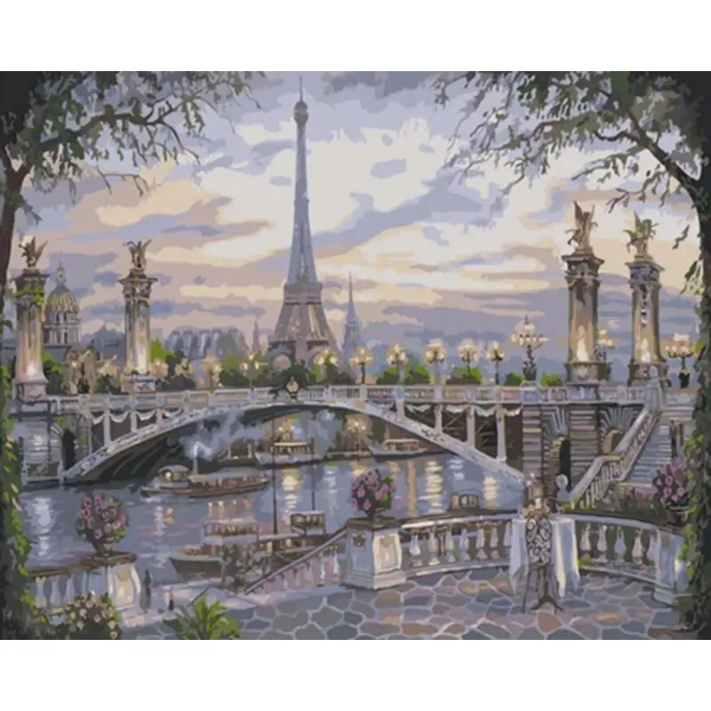 Venice Cityscape DIY Oil Painting Kit – Hand-Painted Canvas Art
