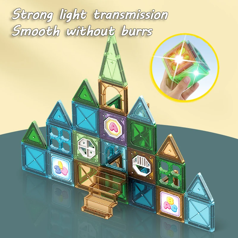 Magnetic Building Blocks Construction Set for Kids