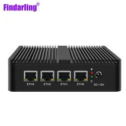 Celeron Jasper Lake N5105 ,Metal Case Fanless Pfsense Router ,Quad-Cores 4*LAN 2.5G I226 Ethernet 2*DDR4 ,Firewall Appliance