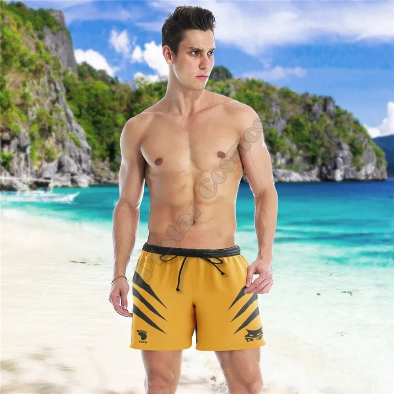 PLstar Cosmos My Hero Academia Beach Shorts 3D Printed Summer Casual Men's Shorts Loose Quick Drying shorts Cosplay Clothes