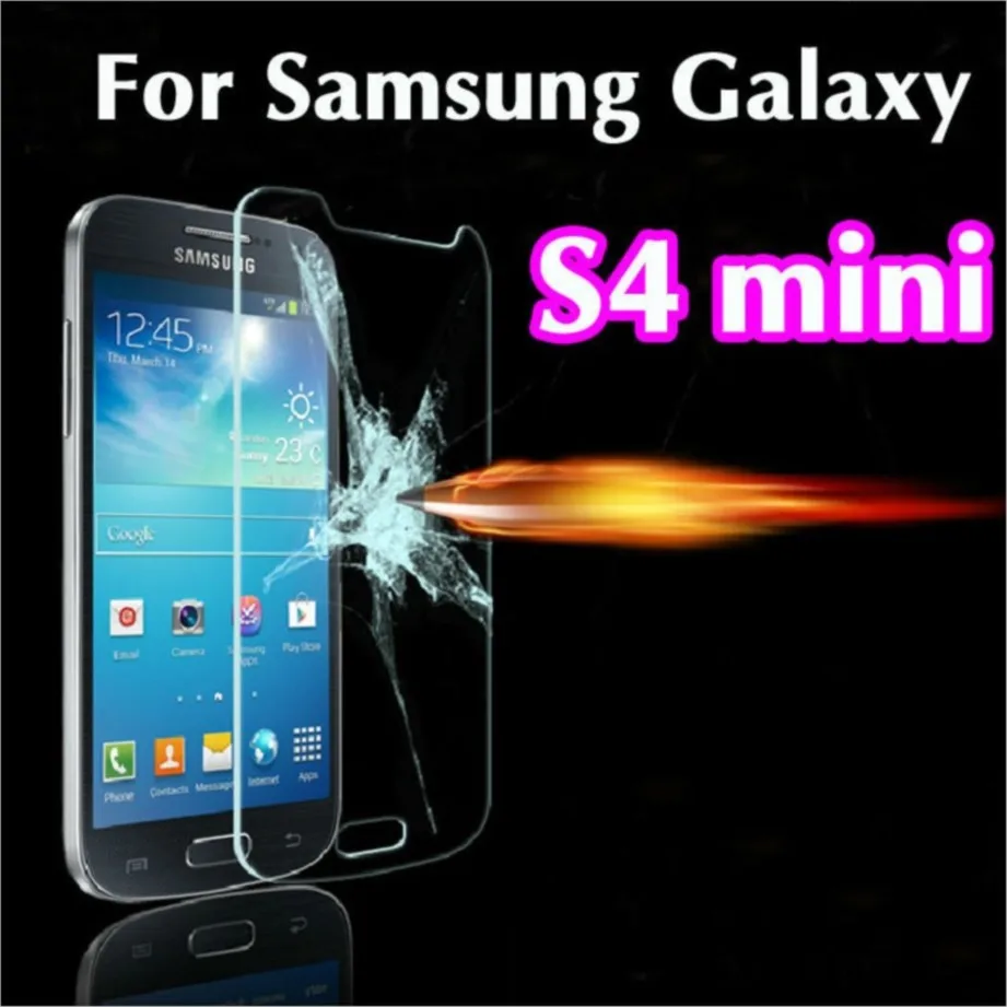 Pellicola Protettiva Per Schermo In Vetro Temperato Da 0.3Mm Per Samsung Galaxy S4 Mini Proteggi Schermo Pelicula De Vidro Guard
