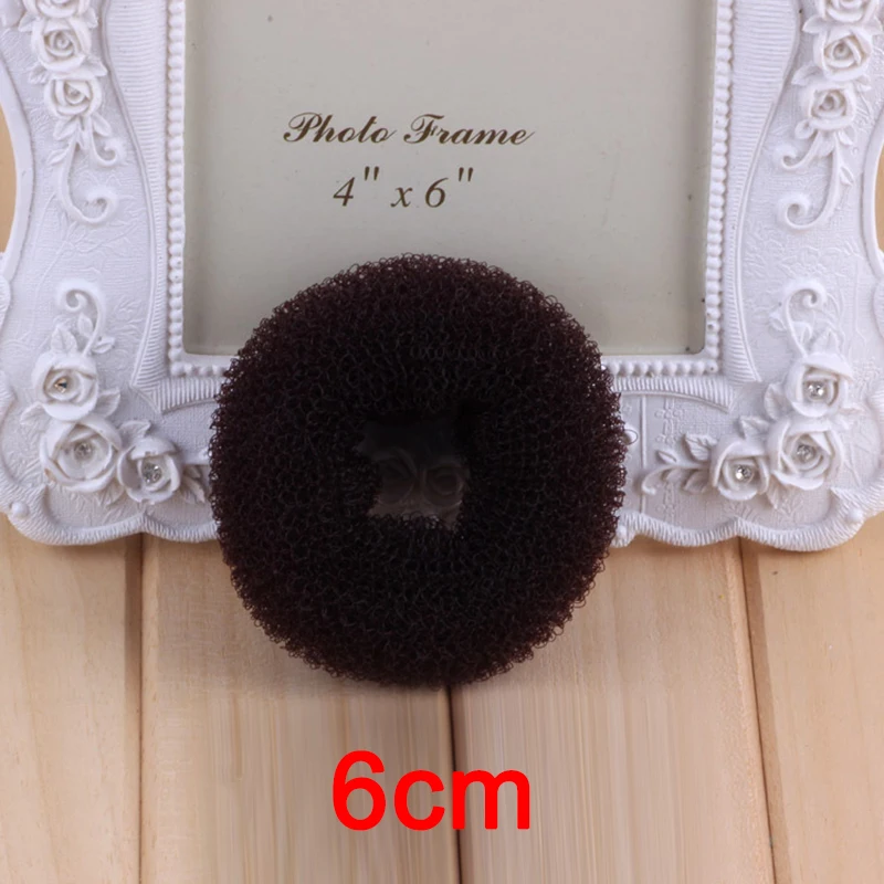 1~10PCS 3Colors Fashion Elegant Hair Bun Donut Foam Sponge Easy Big Ring Hair Styling Tools Hairstyle Hair Accessories For 5