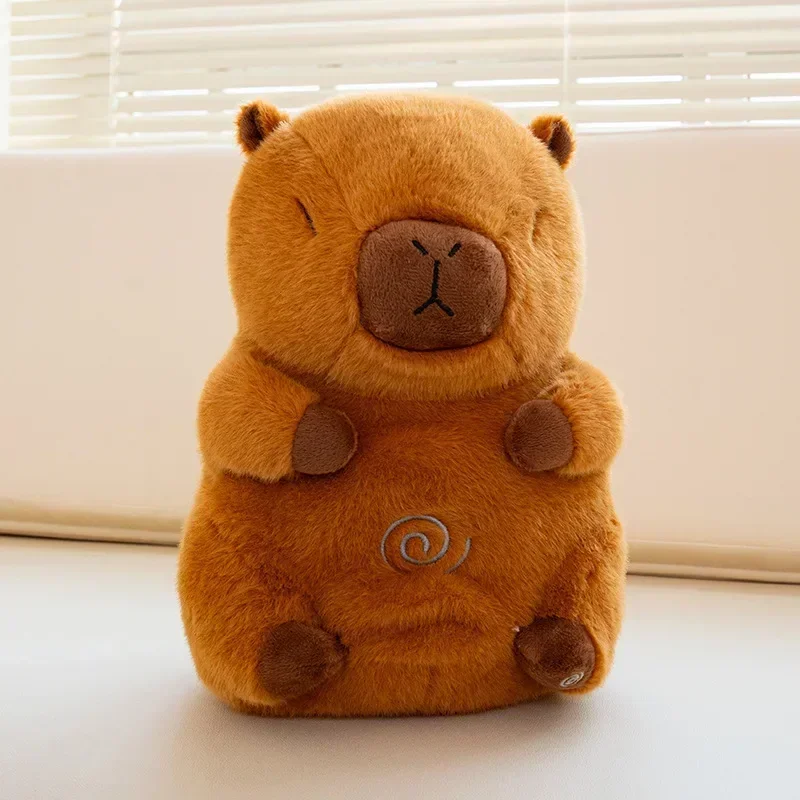 1/2PCS Breathe Kapybara Soothing Companion Plush Toy Kapybara Otter Baby Doll Gift Dolls Carpybara Plush Toy Breathing Otter