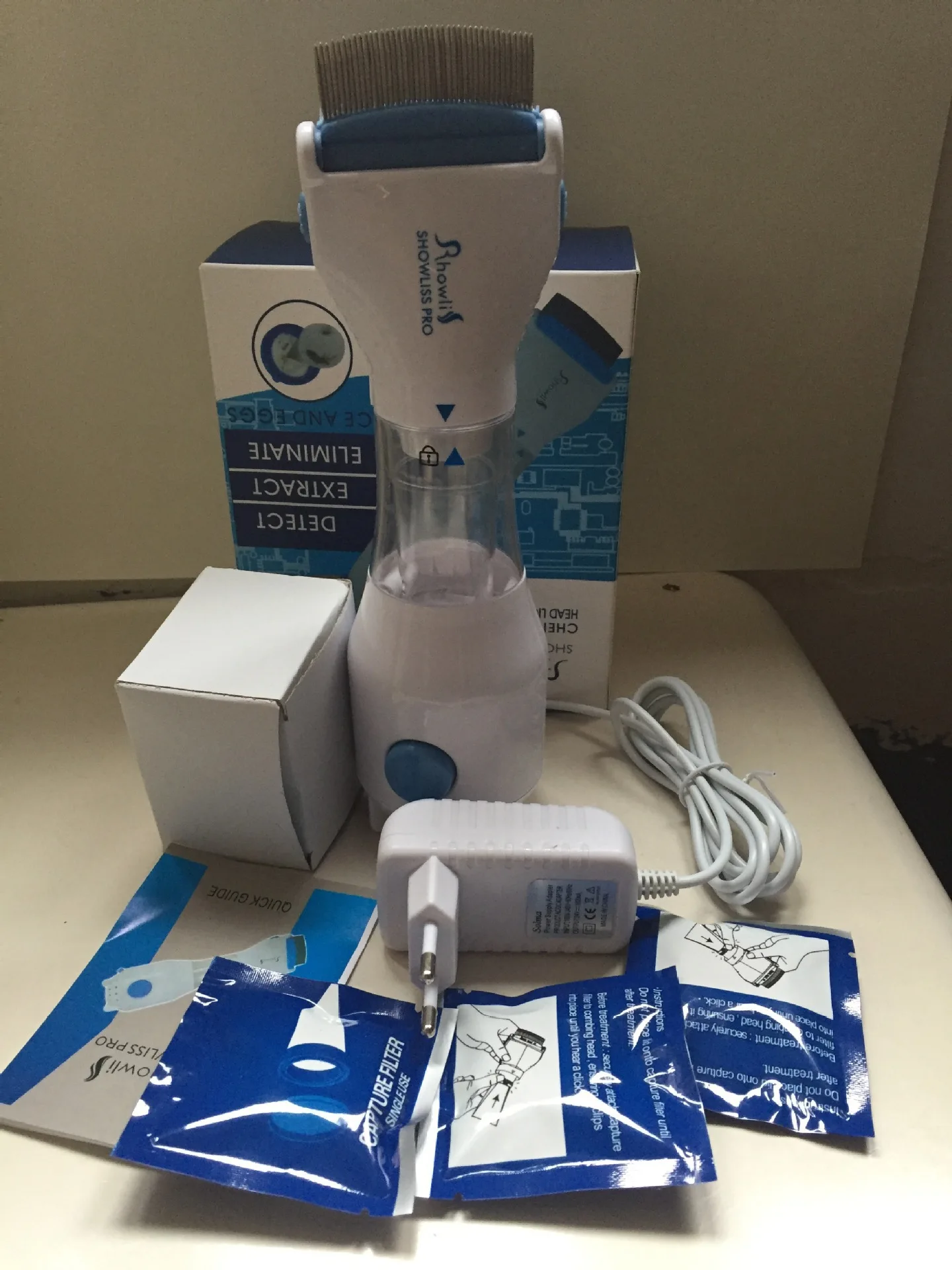 Description Picture 2 of itemPet Lice Remover Electric Dog Cat Hair Cleaner Tick Removal Flea Comb Lice Catcher Pet Products