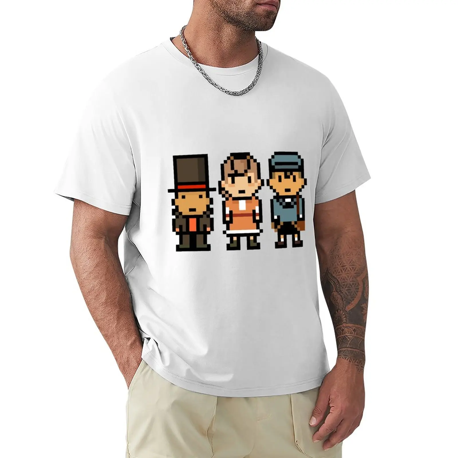 

Professor Layton T-Shirt custom t shirts design your own quick-drying t-shirt Oversized t-shirt summer tops tshirts for men