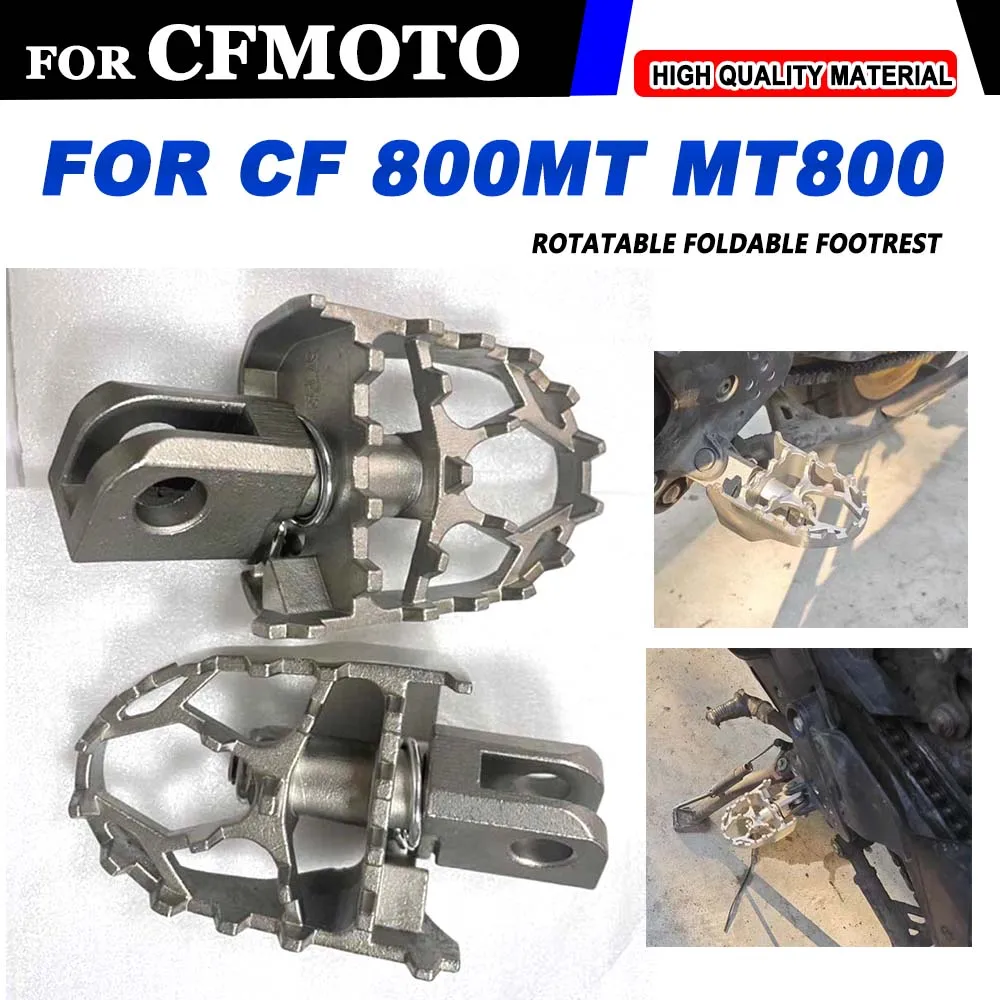

For CFMOTO CF MOTO 800MT MT800 MT 800 MT 2021 2022 2023 2024 Motorcycle Rotatable Foldable Footrest Footpegs Foot Pegs Pedals