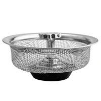 Kitchen Sink Sewer Strainer Basin Drain Stopper Stainless Steel Sink Waste Plug Filter Anti-clog Floor Drain Kitchen Accessories 2