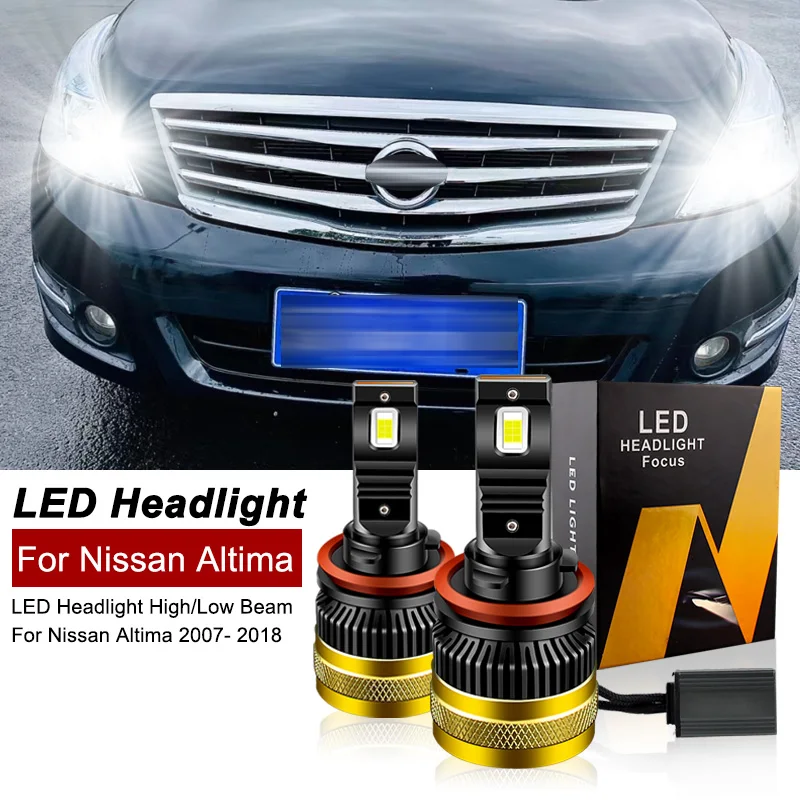 2PCS30000lmForNissanAltima2007201320142015201620172018LED