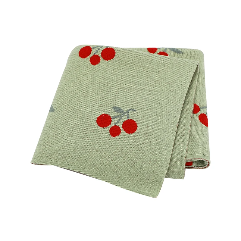 Baby Blanket Knitted Stroller Bedding Swaddle Wrap 90*70cm