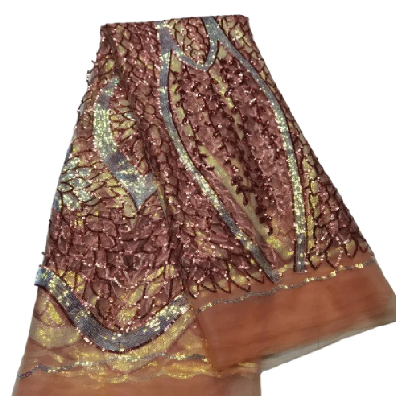 

Африканская сетчатая кружевная ткань, 2022 качество, нигерийское свадебное платье, кружевная ткань, блестки, французская Тюлевая кружевная ткань