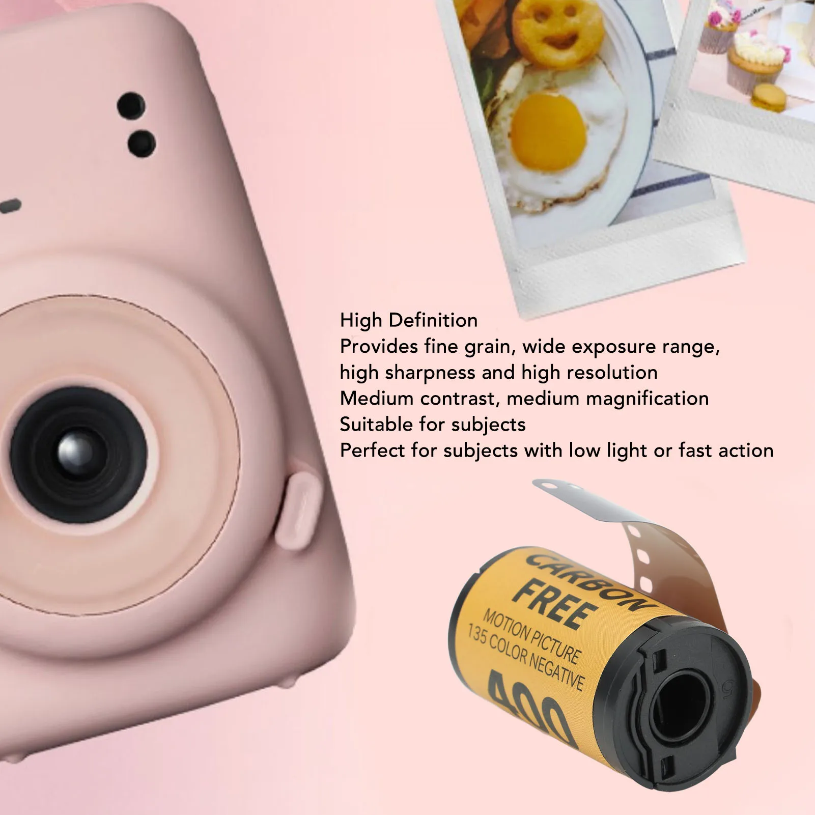 Film Camera Color Print Film Color Film Camera Color Film ISO 320-400 35mm Fine Grain Wide Exposure Latitude HD Camera Negative For 135
