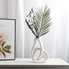 CAPIRON-Abstract Ceramic Vase, Flower Arrangement, Living Room, Table Office, Home Decoration Accessories, Interior Pampas Grass 3