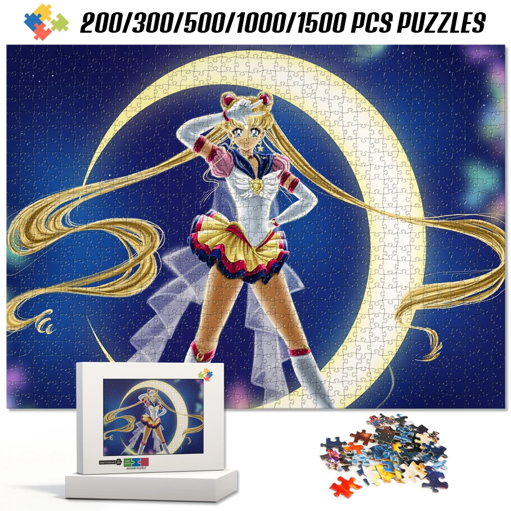 Sailor Moon Anime Multi-Size Tangram Montessori Educational Toy - Main Image