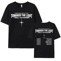 2025 Ateez World Tour Towards The Light: Will To Power T Shirt Men Women Korean Fashion High Quality Casual 100% Cotton T-shirts 1