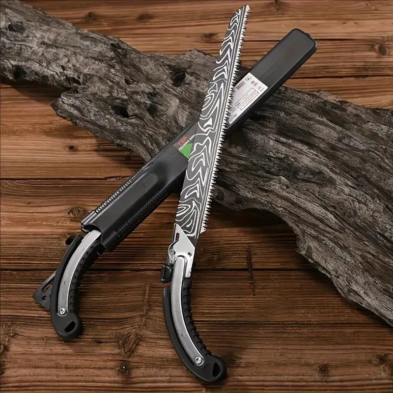Damascus Waist Saw Pruning Saw Alternate Blade Straight Hand Logging Pruning Garden Outdoor Hand hand saw handheld saw