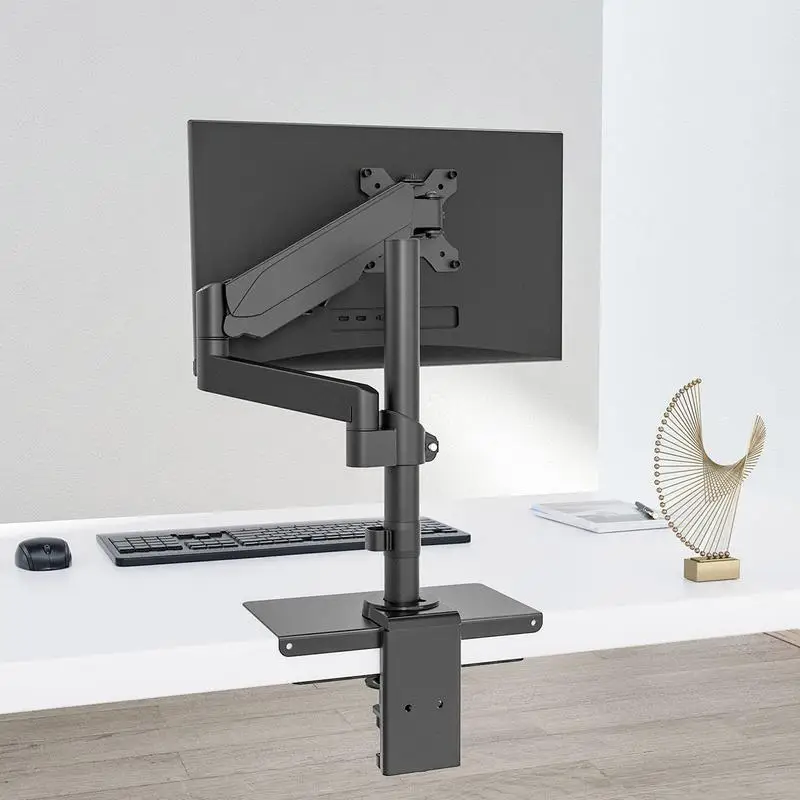Monitor Mount Reinforcement Plate Suporte de Aço para Vidro Fino e Outros Frágeis Table Tops Compatível com a Maioria