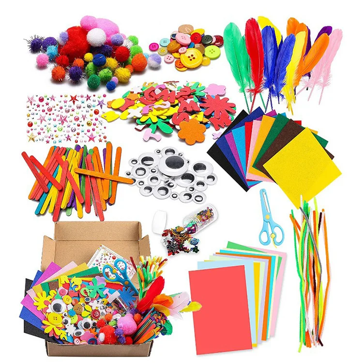 DIY Art Craft Toys Arts Crafts Supplies for Kids Assorted Craft Art