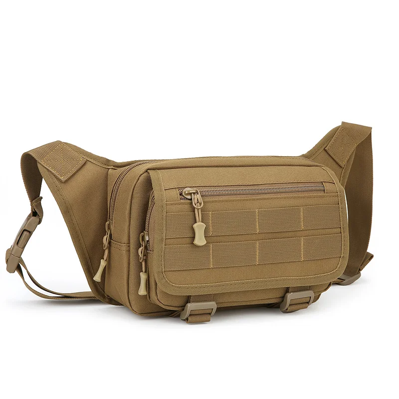 Men's multi pocket chest bag, crossbody bag, high-quality, shoulder bag, suitable for outdoor commuting use