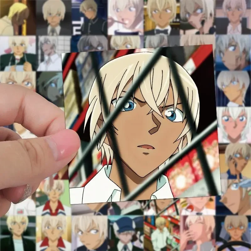 Furuya Rei Sticker Anime Detective Conan Stickers Children Stationery Student Decorative Waterproof Stickers Jewelry