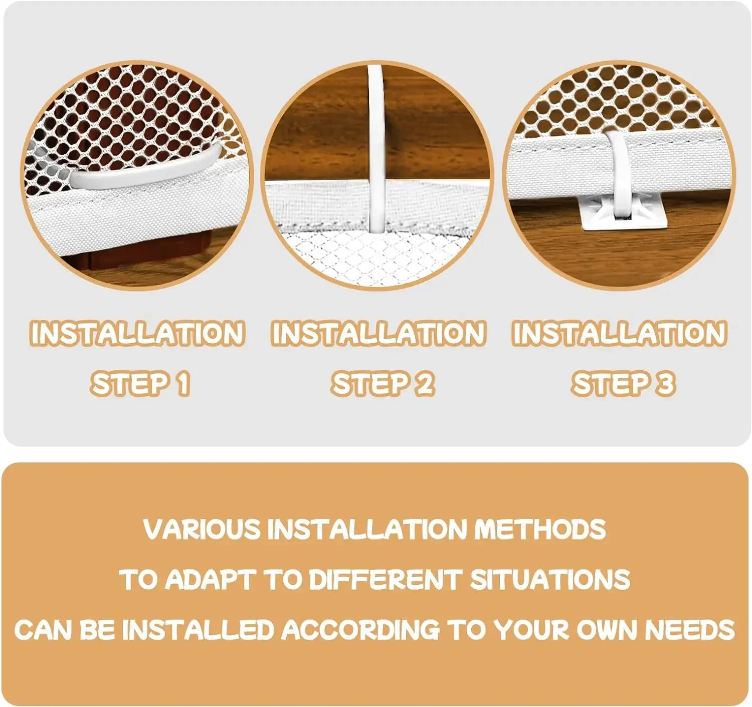 3 Metres Thickened Stair Protection Net Safety Rope Net Balcony Protection Children's Stair Safety