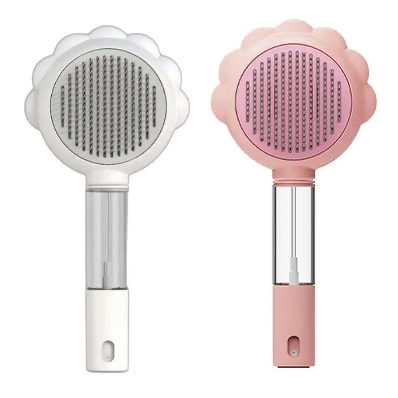 

Pet Spray Comb Steamy Brush Steam Brush Electric Sprayer For Massage Pet Grooming Tool Hair Removal Massage Pet Steam Brush
