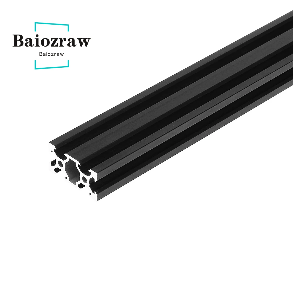 Linearschienen 700 Mm Für 3D-Drucker & CNC – 2020 V Aluminiumprofile, 4 Stück, Schwarz Eloxiert