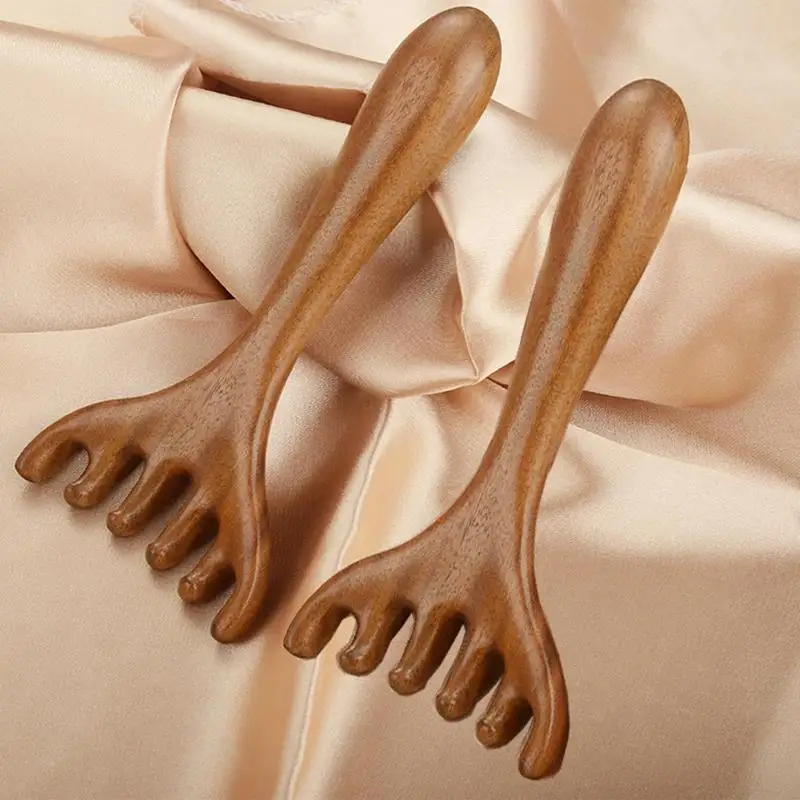 Head Massager Plastic Scalp Gua Sha Relax Relief Stress Improve Sleep Scraping Tool