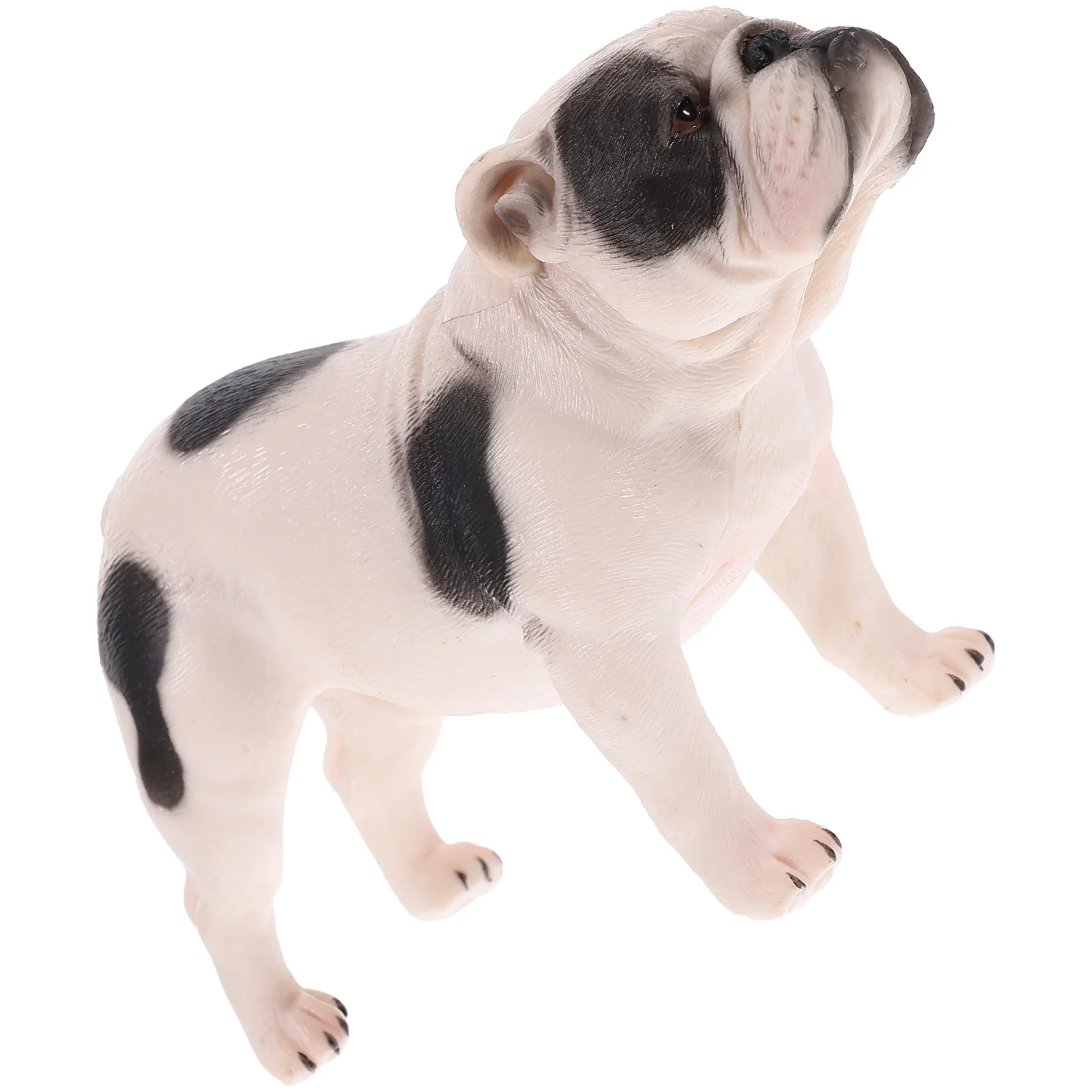 

Dog Pvc Simulated Real Animal Ornaments (standing Bulldog) 2pcs Simulation Model Kids Toy Toys