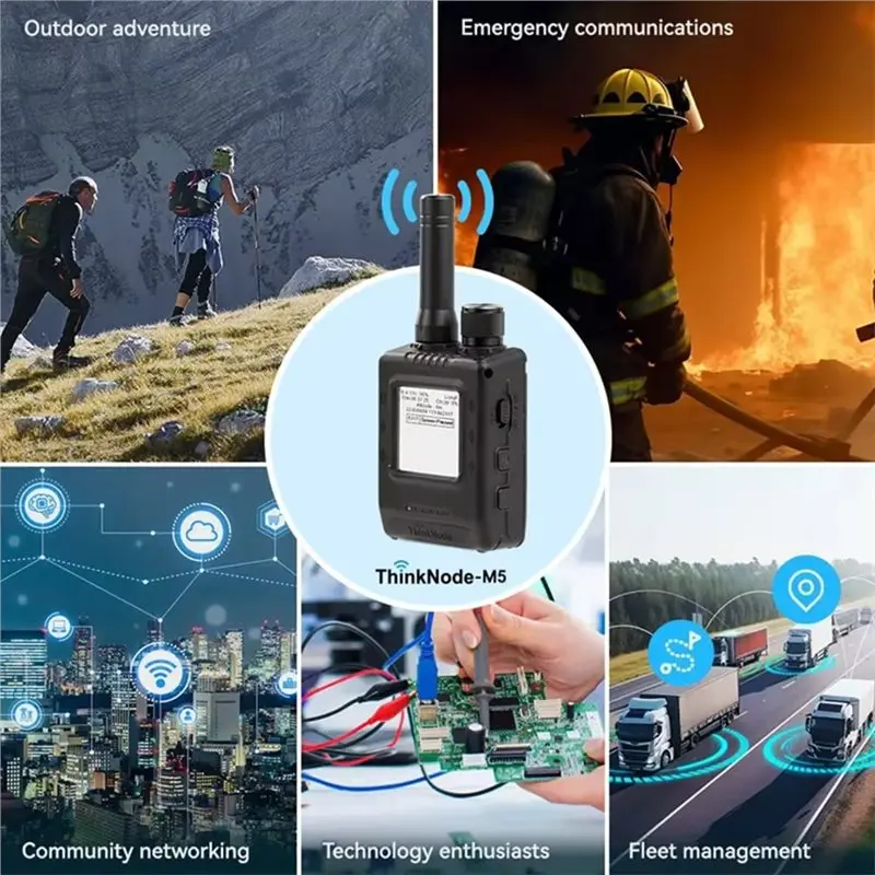 【추천】Think Node M5 Meshtastic Lora Node ESP32-S3 1.54인치 EPD 디스플레이 GPS 태양광 발전 BLE 저전력 815MHZ