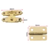 15pcs Cabinet Hinge And Hasp Latch For Cabinet Furniture Hinges Mounting Tool Decorative Jewelry Wooden Box Fixing Hardware 3