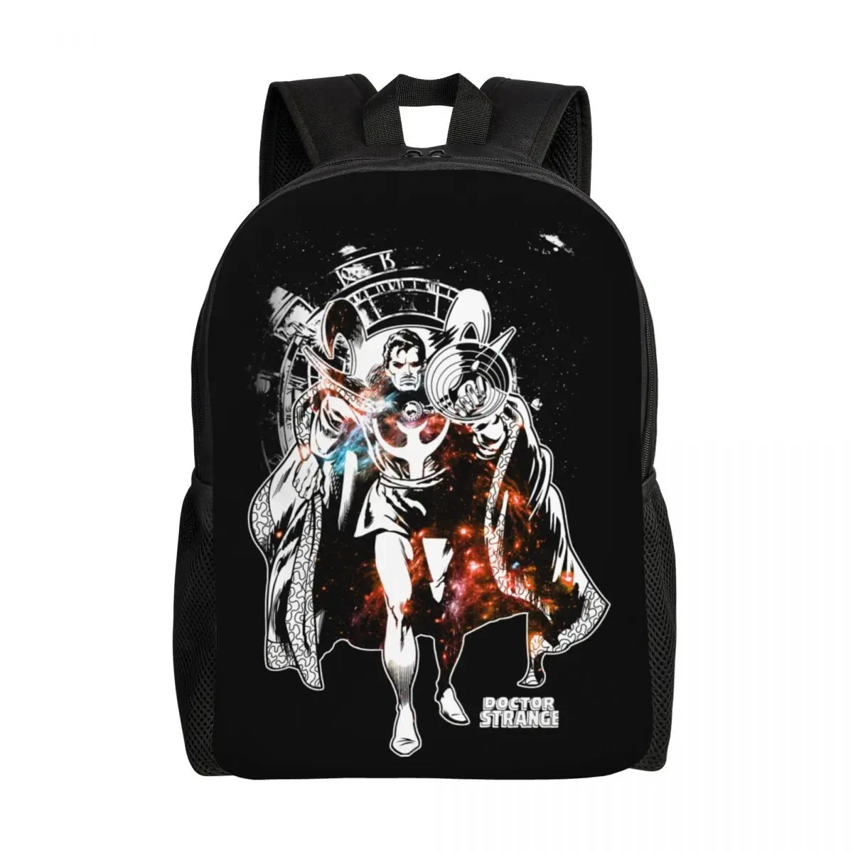 

Custom Doctor Strange Time Cartoon Backpacks for Girls Boys College School Travel Bags Men Women Bookbag Fits 15 Inch Laptop
