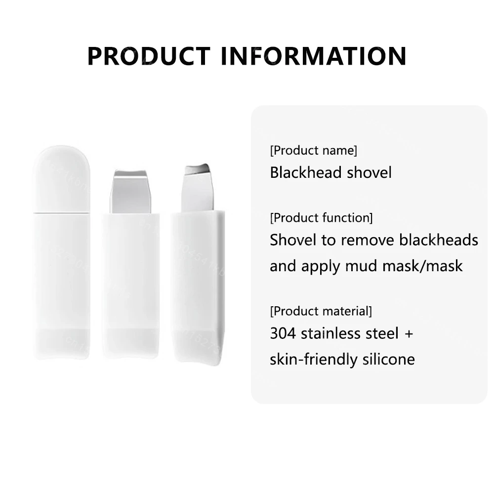 Ultrasonic Skin Scrubber Deep Vibrate Facial Cleaner Peeling Facial Shovel Black Head Remover Massager