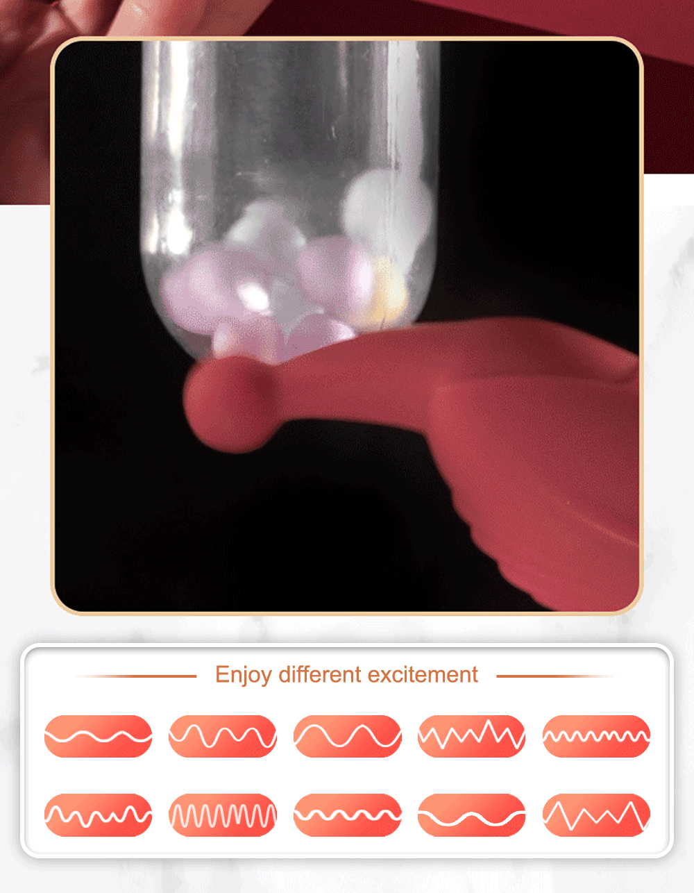 10 Modes Finger Vibrator Klitoris Massage G Spot Stimulation Genopladeligt Vibrerende Æg Sexlegetøj Til Kvinder Onani_voghion.com