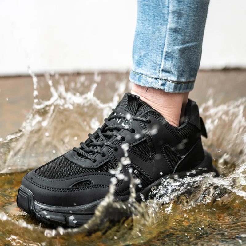 New Men Women Safety Shoes Anti-smash Anti-puncture Work Shoes Breathable Lightweight Work Sneakers Indestructible Shoes Boots