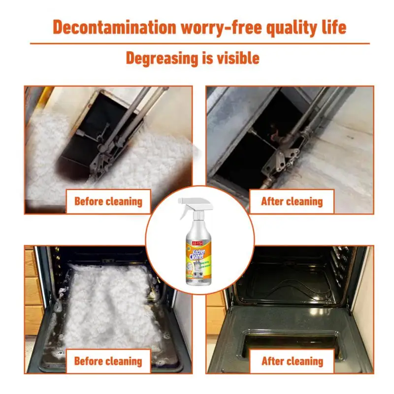 Multipurpose Kitchen Oil Stain Cleaner Rust Remover Cleaning Foam Spray cleaning spray