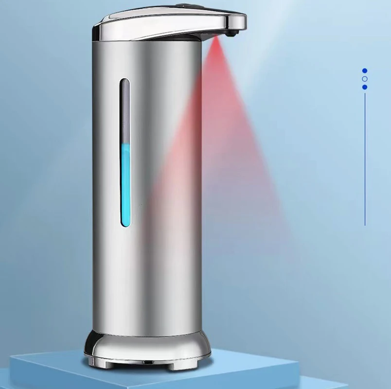 Automatic Liquid Soap Dispenser Touchless Sensor Bathroom Smart Foam Machine 280ml Infrared Liquid Soap Dispenser Pump Container 4