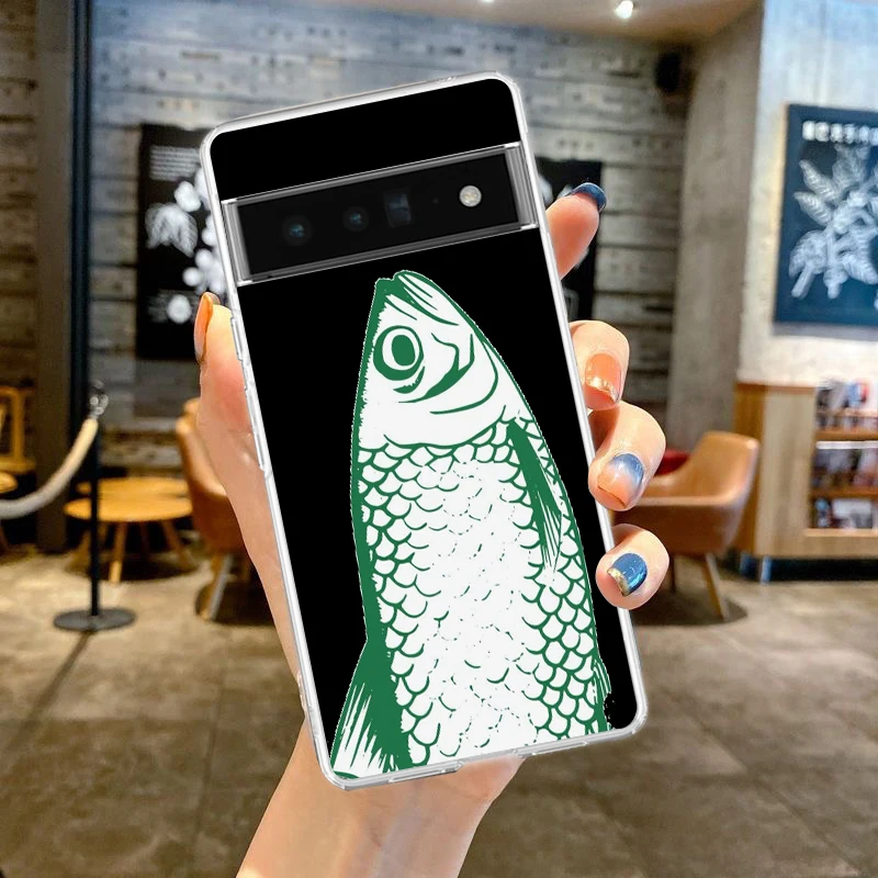 Sardines Canned Soft Clear TPU Transparent Phone Case