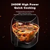factory wholesale high quality 3.5L 4L 5L 6L 8L 9L hot sale smart digital air fryer luxury oil free deep fryer 4