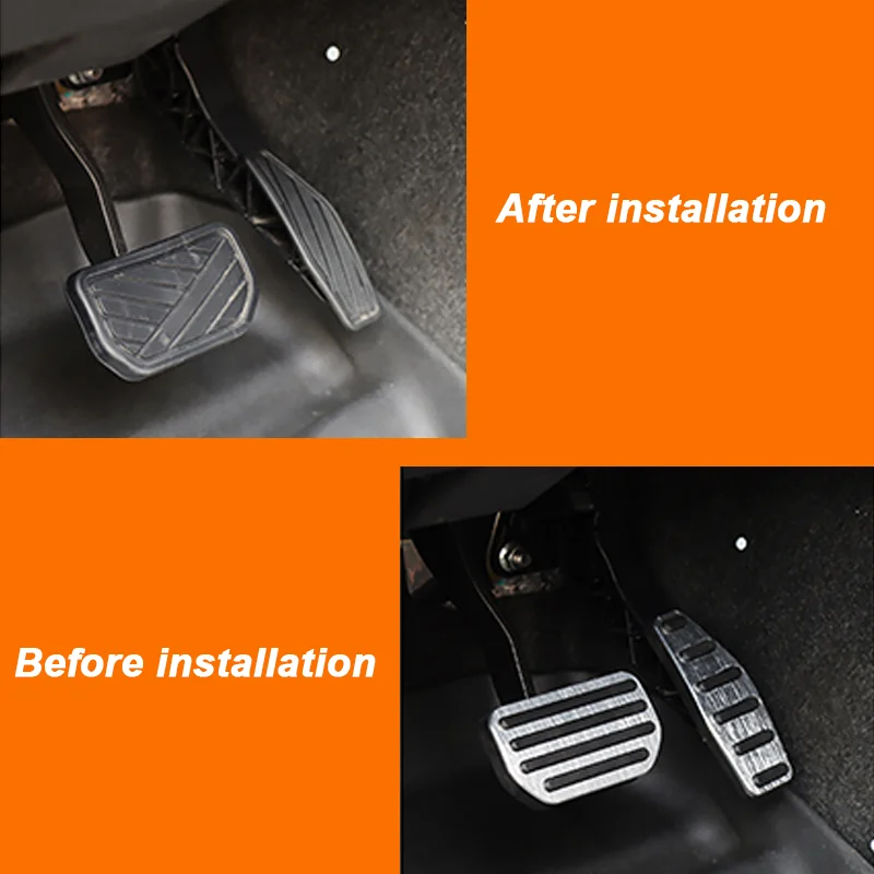 Stainless Steel Foot Pedals Accelerator Brake Pedals For Suzuki Jimny Sierra JB64 JB74 2012-3 Door 5 Door Jimny