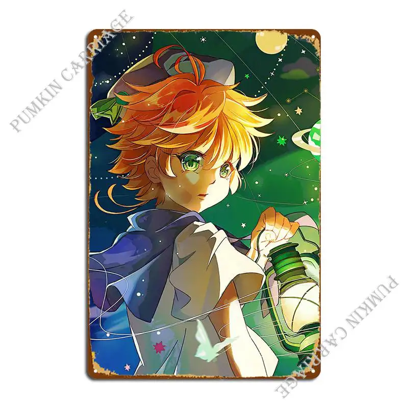 La Promessa Neverland Metal Sign Party Party Plates Pub Club Tin Sign Poster