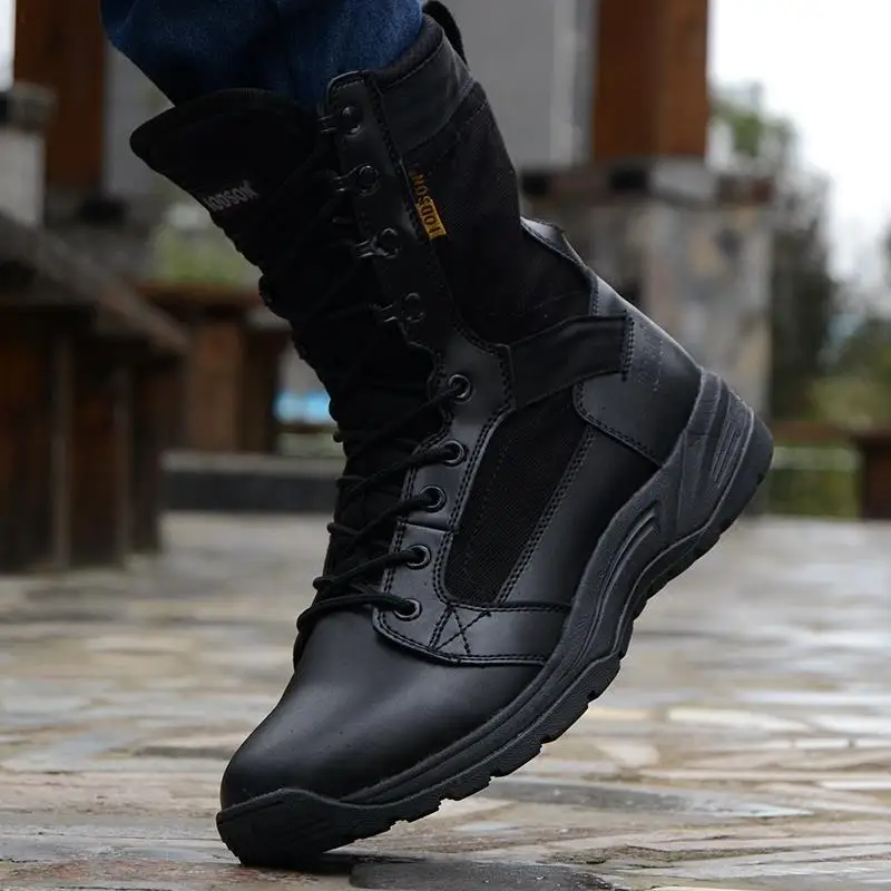 Classic brand hiking boots men's non-slip hiking shoes men's breathable shoes back outdoor