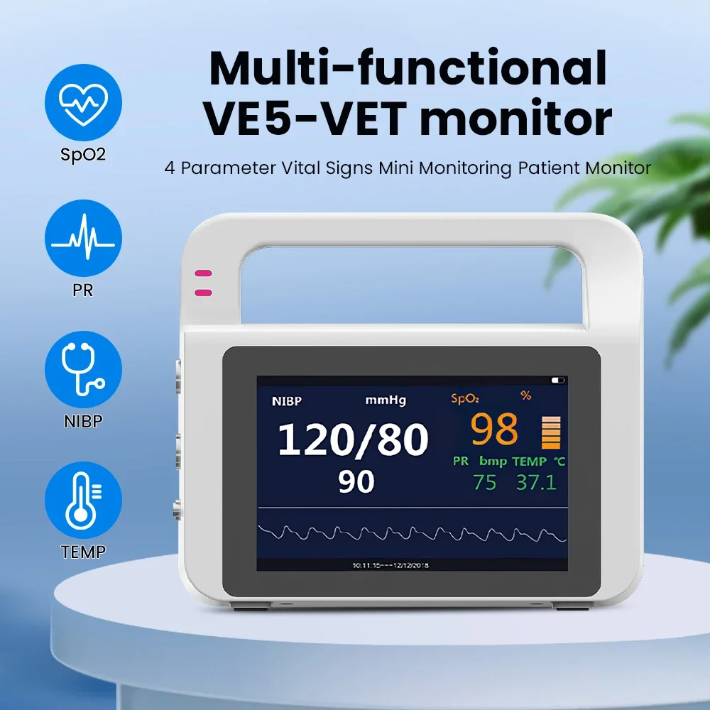 VE5 Veterinary Monitor Portable veterinary Ultrasound 5 inch Touch Screen veteri