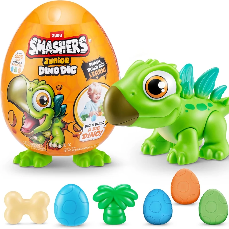 Zuru-smashers Jund dino dig Small Egg Raptor、18のサプライズ