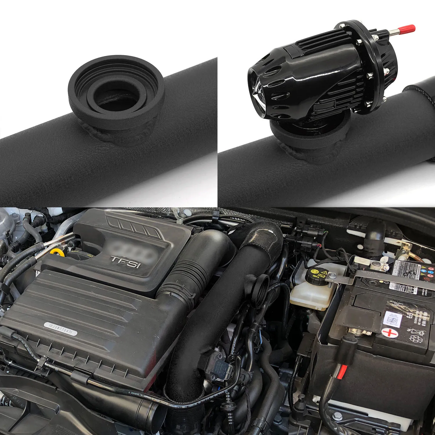 Intake Turbo Charge Pipe Kit with Pressure Relief Valve For