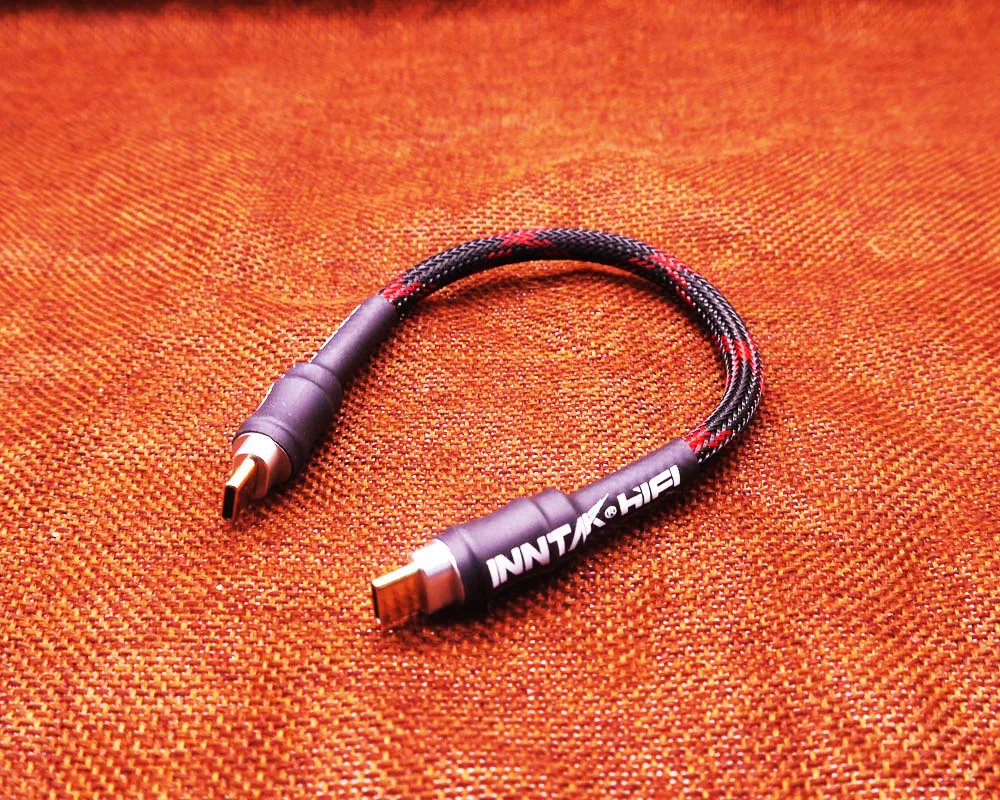 1PCS HiFi USB Type C To Type C OTG Audio Cable For Phone DAC Amplifier