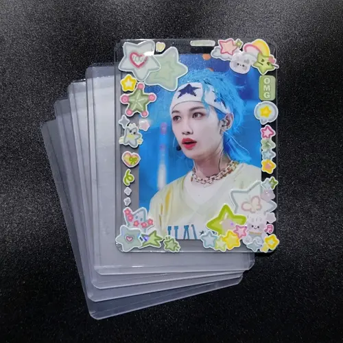 Utalo 1 ~ 50 Pcs 35PT Protective Toploader Super Clear KPOP Photocard Sleeves Card Trading Supply Double-sided Film Cardholder - Image 4